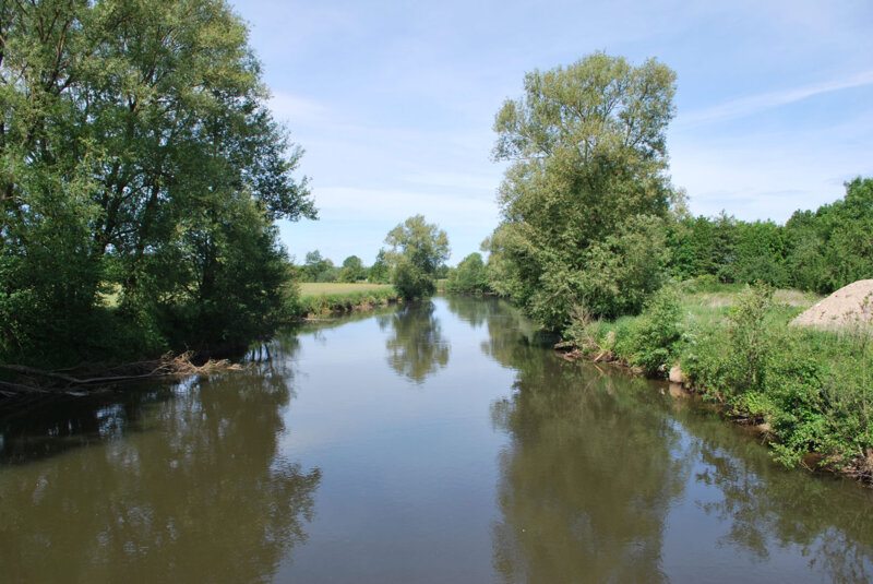 Cours d'eau de la Chiers dans les Ardennes