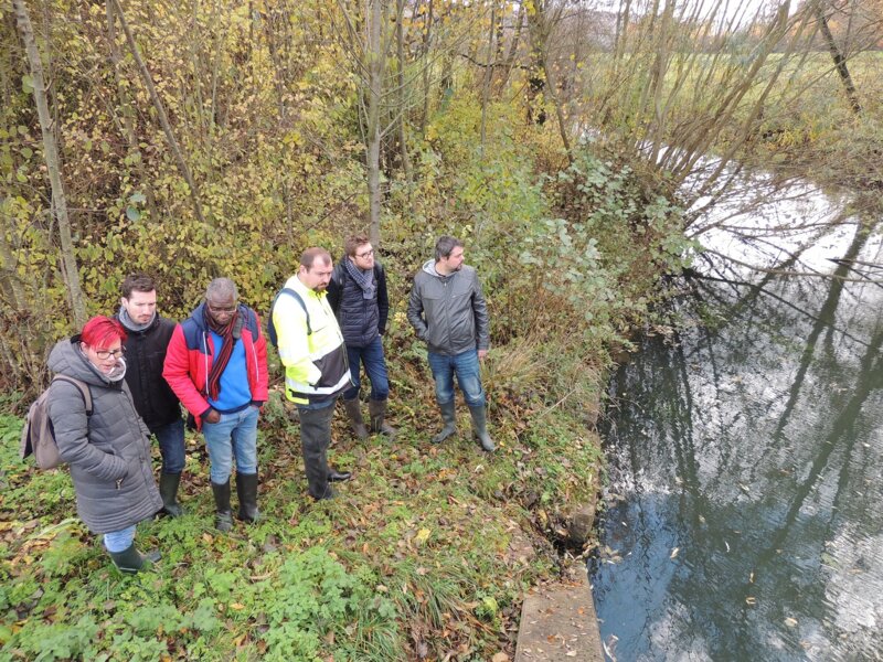 L’équipe d’astreinte de l’EPAMA pour les ouvrages de Mouzon et de Létanne