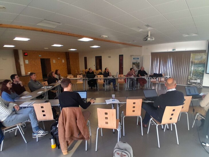 réunion de travail dans les locaux de la FDAAPPMA de la Meuse